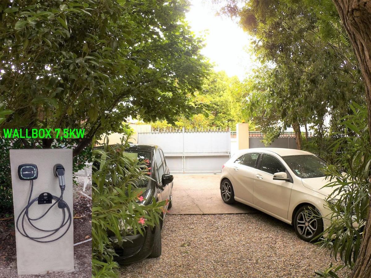 La Villa Carcassonne, Cite 8 Min A Pieds, Clim, Piscine, Full Wifi, Borne 7,5Kw, Velo Elect, Parking Prive Ngoại thất bức ảnh